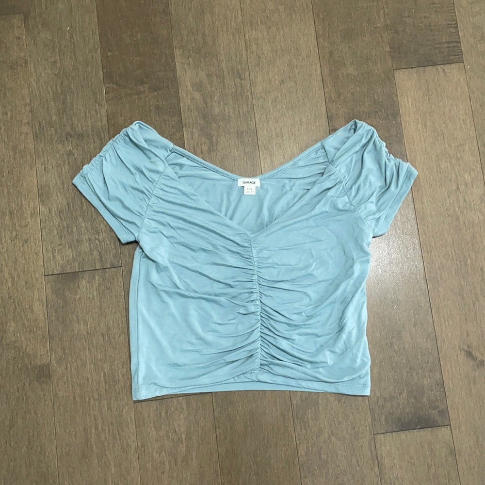 Ruched crop top
